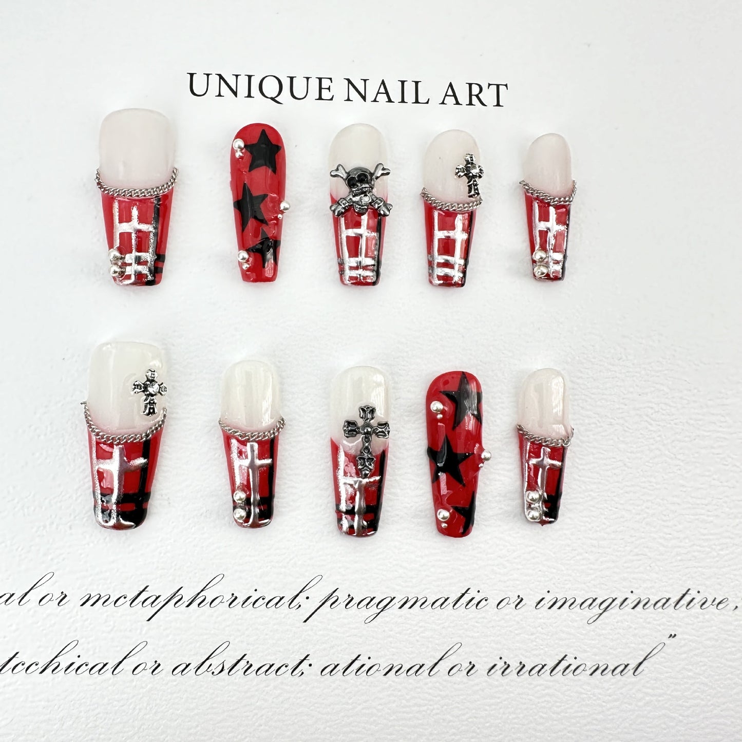 Handmade nail patches are wholesale of overseas cross-border finished products